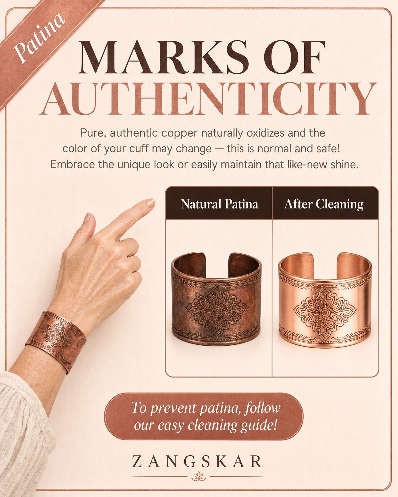 Marks of authenticity — patina